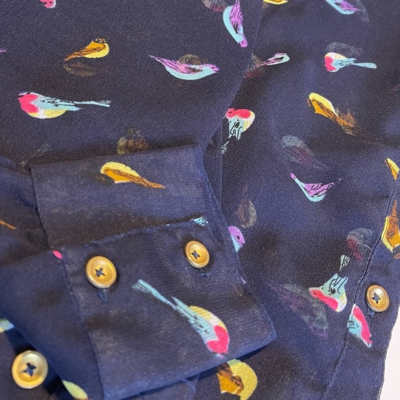 PaperMoon’ Chiffon Button Down - Picture 4 of 7